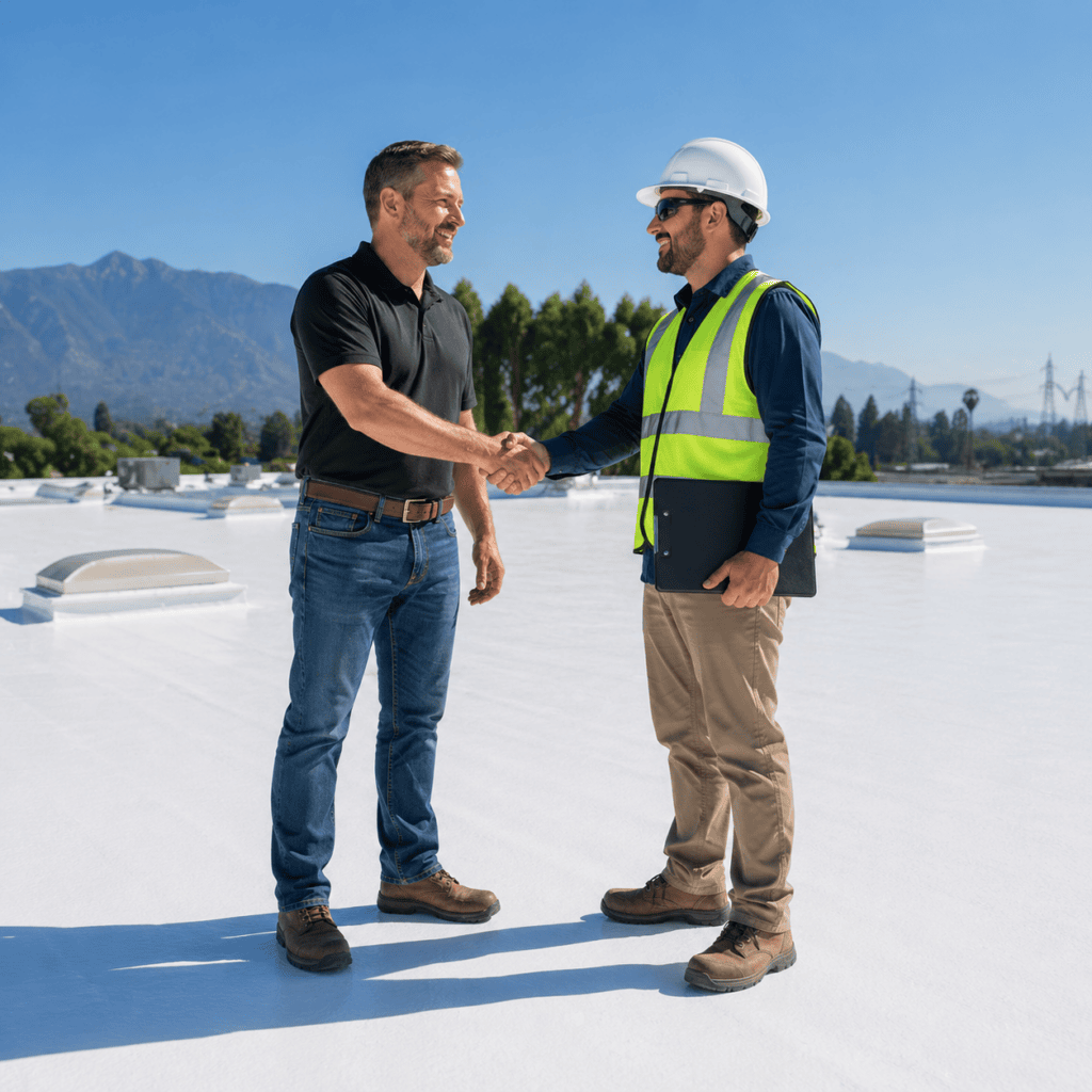 Commercial roofing consultation and project agreement